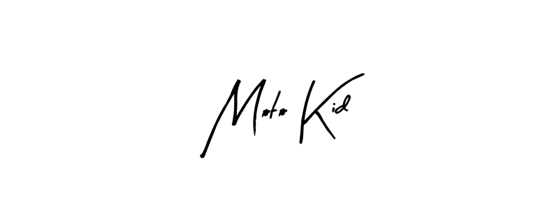 Create a beautiful signature design for name Moto Kid. With this signature (Arty Signature) fonts, you can make a handwritten signature for free. Moto Kid signature style 8 images and pictures png
