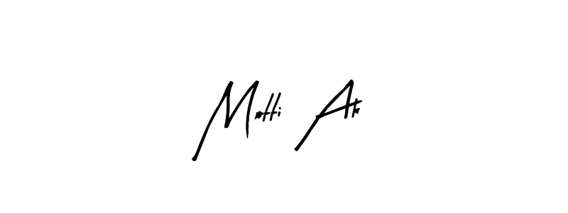Motti Ak stylish signature style. Best Handwritten Sign (Arty Signature) for my name. Handwritten Signature Collection Ideas for my name Motti Ak. Motti Ak signature style 8 images and pictures png