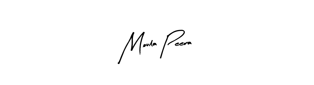 How to make Moula Peera name signature. Use Arty Signature style for creating short signs online. This is the latest handwritten sign. Moula Peera signature style 8 images and pictures png