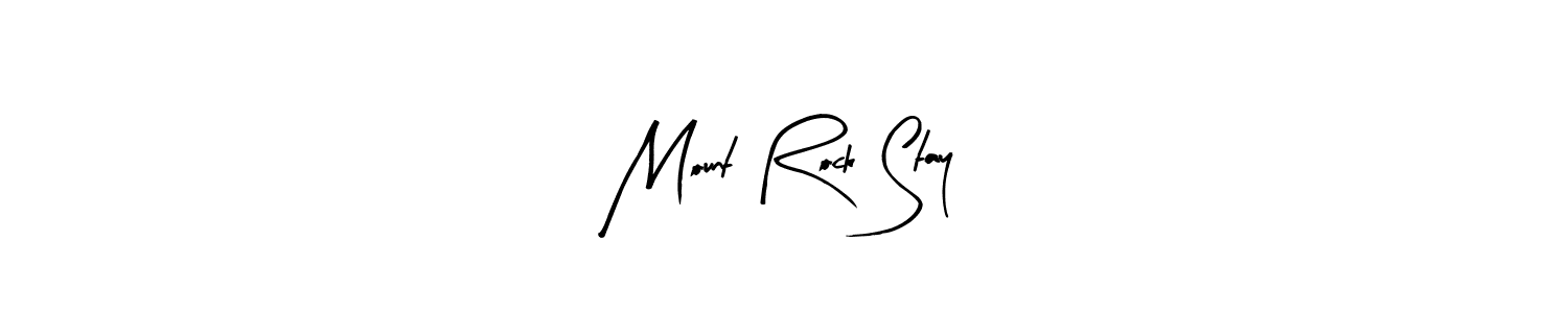 Design your own signature with our free online signature maker. With this signature software, you can create a handwritten (Arty Signature) signature for name Mount Rock Stay. Mount Rock Stay signature style 8 images and pictures png