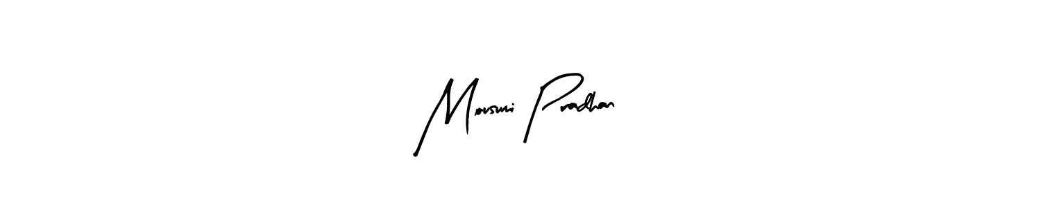 if you are searching for the best signature style for your name Mousumi Pradhan. so please give up your signature search. here we have designed multiple signature styles  using Arty Signature. Mousumi Pradhan signature style 8 images and pictures png