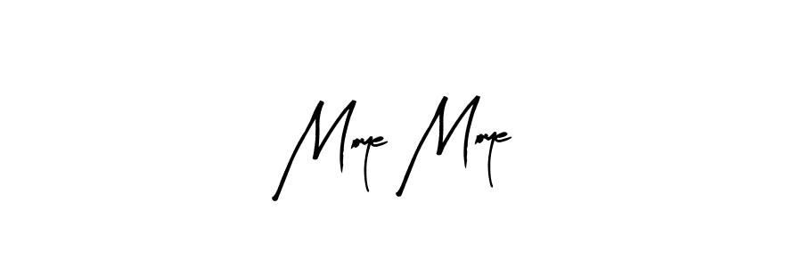 How to make Moye Moye name signature. Use Arty Signature style for creating short signs online. This is the latest handwritten sign. Moye Moye signature style 8 images and pictures png