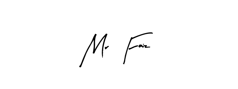 Mr  Faiz stylish signature style. Best Handwritten Sign (Arty Signature) for my name. Handwritten Signature Collection Ideas for my name Mr  Faiz. Mr  Faiz signature style 8 images and pictures png
