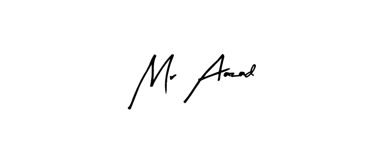 You can use this online signature creator to create a handwritten signature for the name Mr Aazad. This is the best online autograph maker. Mr Aazad signature style 8 images and pictures png