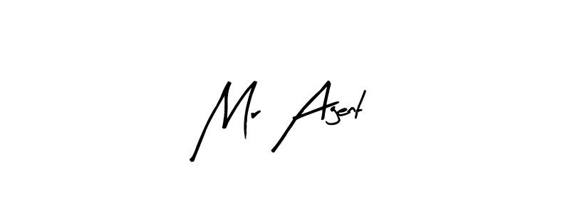 Design your own signature with our free online signature maker. With this signature software, you can create a handwritten (Arty Signature) signature for name Mr Agent. Mr Agent signature style 8 images and pictures png