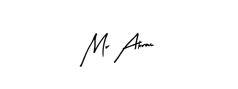 Make a beautiful signature design for name Mr Akram. Use this online signature maker to create a handwritten signature for free. Mr Akram signature style 8 images and pictures png