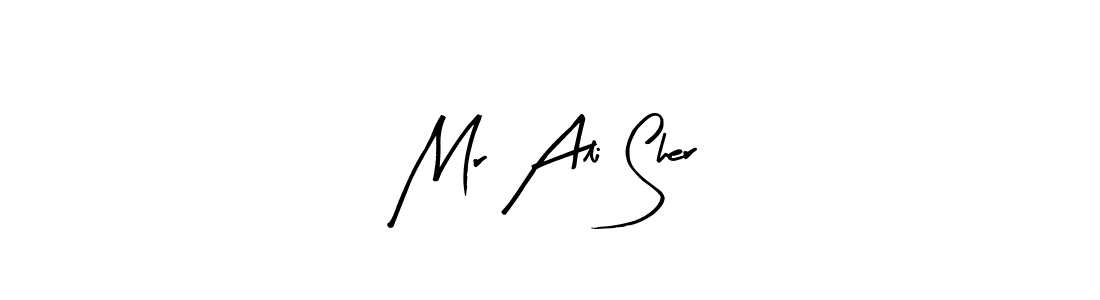 Make a beautiful signature design for name Mr Ali Sher. With this signature (Arty Signature) style, you can create a handwritten signature for free. Mr Ali Sher signature style 8 images and pictures png