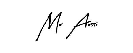 The Arty Signature lettering style adds unique flourish to name Mr Arssi. Stand out with a custom digital autograph made in seconds. Mr Arssi signature style 8 images and pictures png