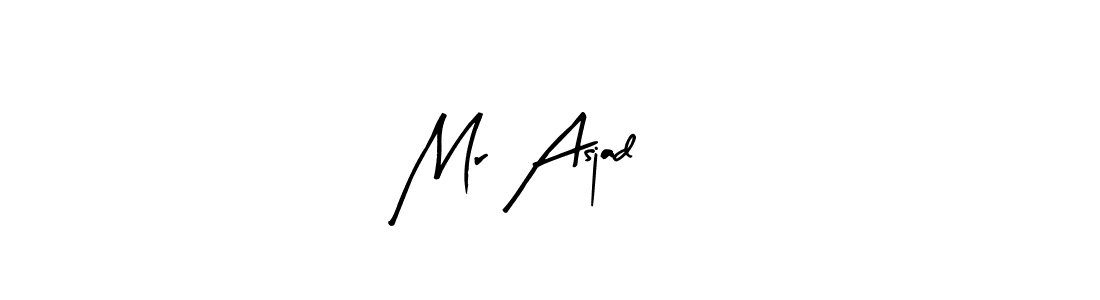 You can use this online signature creator to create a handwritten signature for the name Mr Asjad 07. This is the best online autograph maker. Mr Asjad 07 signature style 8 images and pictures png