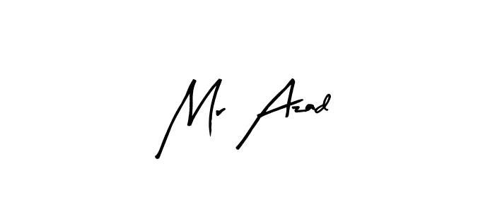 if you are searching for the best signature style for your name Mr Azad. so please give up your signature search. here we have designed multiple signature styles  using Arty Signature. Mr Azad signature style 8 images and pictures png