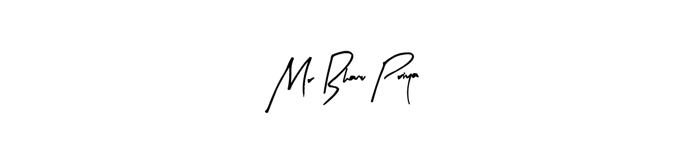 Design your own signature with our free online signature maker. With this signature software, you can create a handwritten (Arty Signature) signature for name Mr Bhanu Priya. Mr Bhanu Priya signature style 8 images and pictures png