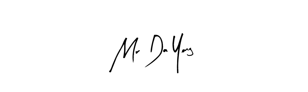 Arty Signature is a professional signature style that is perfect for those who want to add a touch of class to their signature. It is also a great choice for those who want to make their signature more unique. Get Mr Da Yong name to fancy signature for free. Mr Da Yong signature style 8 images and pictures png