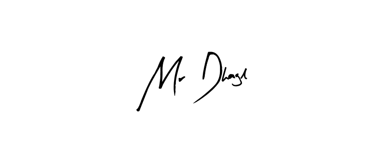 How to make Mr Dhagl name signature. Use Arty Signature style for creating short signs online. This is the latest handwritten sign. Mr Dhagl signature style 8 images and pictures png