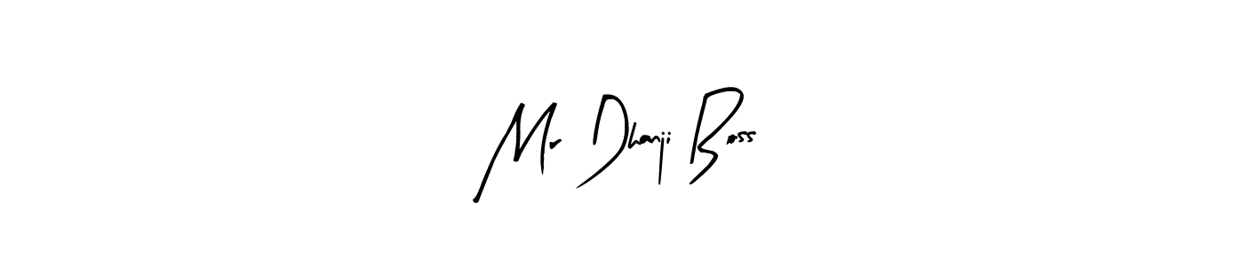 Also You can easily find your signature by using the search form. We will create Mr Dhanji Boss name handwritten signature images for you free of cost using Arty Signature sign style. Mr Dhanji Boss signature style 8 images and pictures png