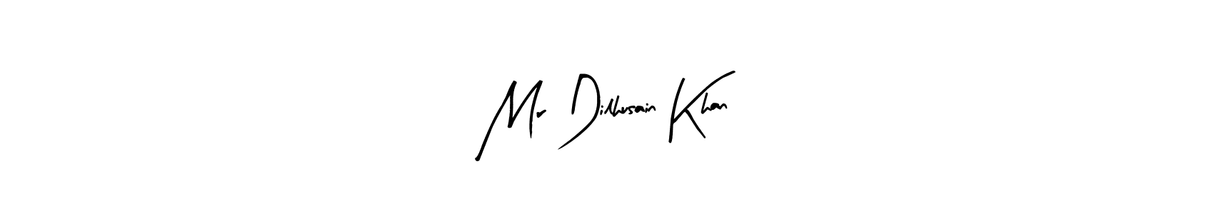Arty Signature is a professional signature style that is perfect for those who want to add a touch of class to their signature. It is also a great choice for those who want to make their signature more unique. Get Mr Dilhusain Khan name to fancy signature for free. Mr Dilhusain Khan signature style 8 images and pictures png