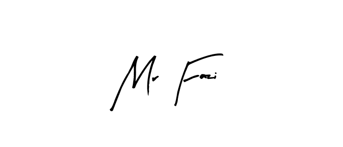 How to make Mr Fazi name signature. Use Arty Signature style for creating short signs online. This is the latest handwritten sign. Mr Fazi signature style 8 images and pictures png