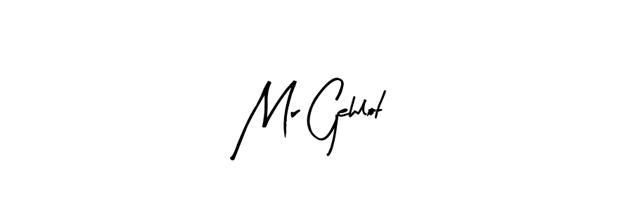 Design your own signature with our free online signature maker. With this signature software, you can create a handwritten (Arty Signature) signature for name Mr Gehlot. Mr Gehlot signature style 8 images and pictures png