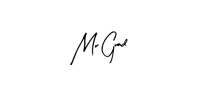 Arty Signature is a professional signature style that is perfect for those who want to add a touch of class to their signature. It is also a great choice for those who want to make their signature more unique. Get Mr Guad name to fancy signature for free. Mr Guad signature style 8 images and pictures png