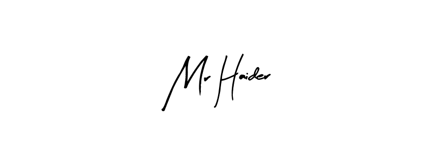 Also You can easily find your signature by using the search form. We will create Mr Haider name handwritten signature images for you free of cost using Arty Signature sign style. Mr Haider signature style 8 images and pictures png