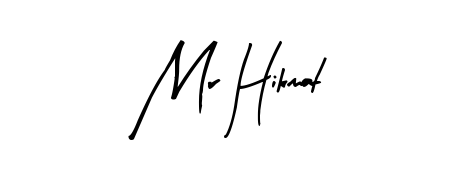 Practice writing Mr Hikmat with the flow of Arty Signature lettering. A fantastic source of inspiration for developing your personal signature style. Mr Hikmat signature style 8 images and pictures png