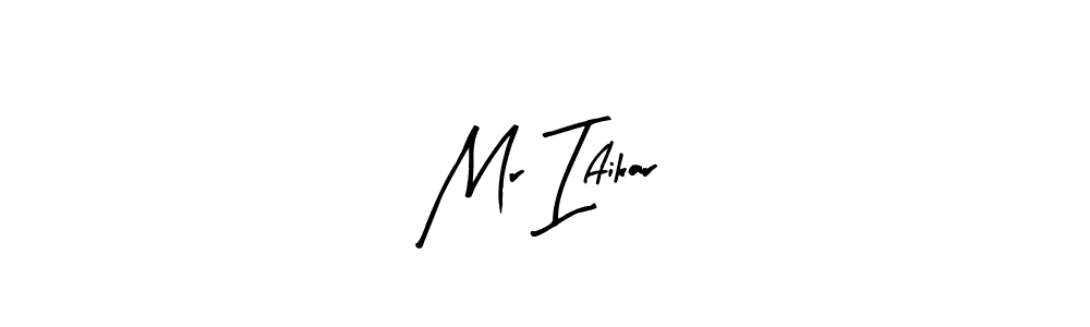 The best way (Arty Signature) to make a short signature is to pick only two or three words in your name. The name Mr Iftikar include a total of six letters. For converting this name. Mr Iftikar signature style 8 images and pictures png
