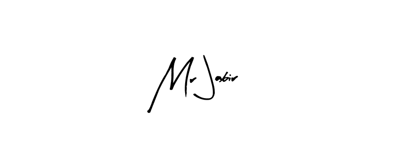 Design your own signature with our free online signature maker. With this signature software, you can create a handwritten (Arty Signature) signature for name Mr Jabir. Mr Jabir signature style 8 images and pictures png