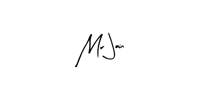 Design your own signature with our free online signature maker. With this signature software, you can create a handwritten (Arty Signature) signature for name Mr Jain. Mr Jain signature style 8 images and pictures png