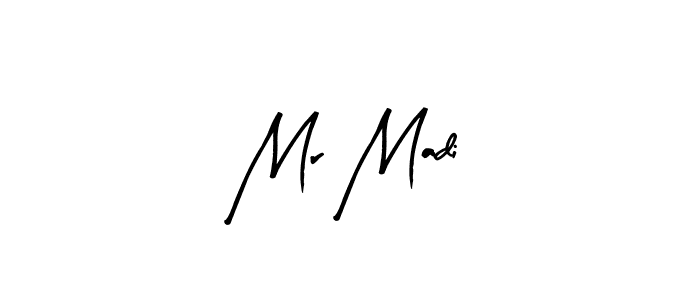 Arty Signature is a professional signature style that is perfect for those who want to add a touch of class to their signature. It is also a great choice for those who want to make their signature more unique. Get Mr Madi name to fancy signature for free. Mr Madi signature style 8 images and pictures png