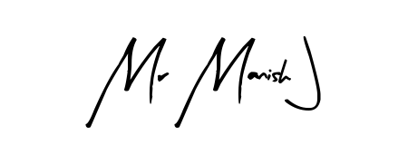 A stylish, flowing autograph style designed for name Mr Manish J using Arty Signature typography. Perfect for digital creative projects. Mr Manish J signature style 8 images and pictures png