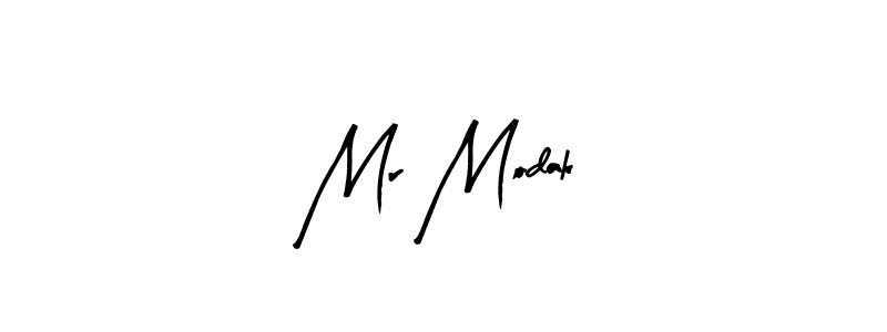 Make a beautiful signature design for name Mr Modak. With this signature (Arty Signature) style, you can create a handwritten signature for free. Mr Modak signature style 8 images and pictures png