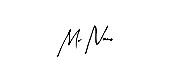 The best way (Arty Signature) to make a short signature is to pick only two or three words in your name. The name Mr Namo include a total of six letters. For converting this name. Mr Namo signature style 8 images and pictures png