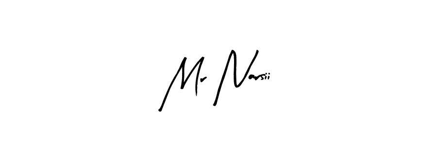 How to make Mr Narsii name signature. Use Arty Signature style for creating short signs online. This is the latest handwritten sign. Mr Narsii signature style 8 images and pictures png