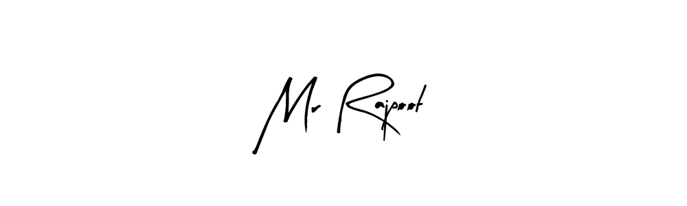 How to make Mr Rajpoot name signature. Use Arty Signature style for creating short signs online. This is the latest handwritten sign. Mr Rajpoot signature style 8 images and pictures png