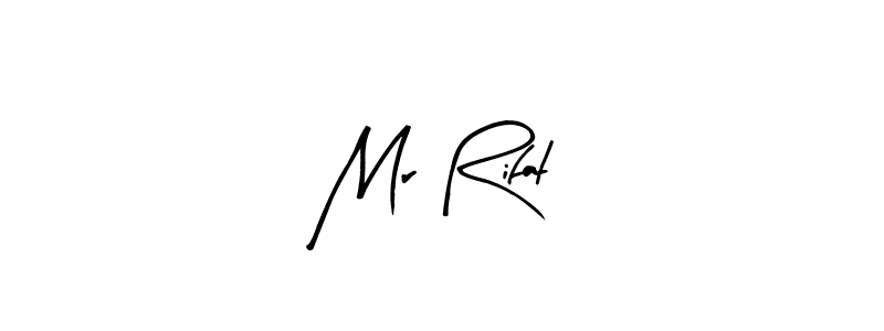 Similarly Arty Signature is the best handwritten signature design. Signature creator online .You can use it as an online autograph creator for name Mr Rifat. Mr Rifat signature style 8 images and pictures png