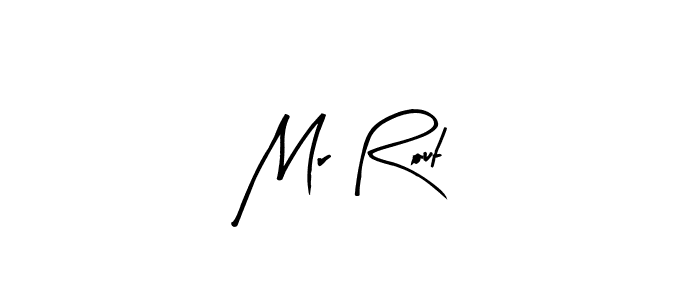 Design your own signature with our free online signature maker. With this signature software, you can create a handwritten (Arty Signature) signature for name Mr Rout. Mr Rout signature style 8 images and pictures png