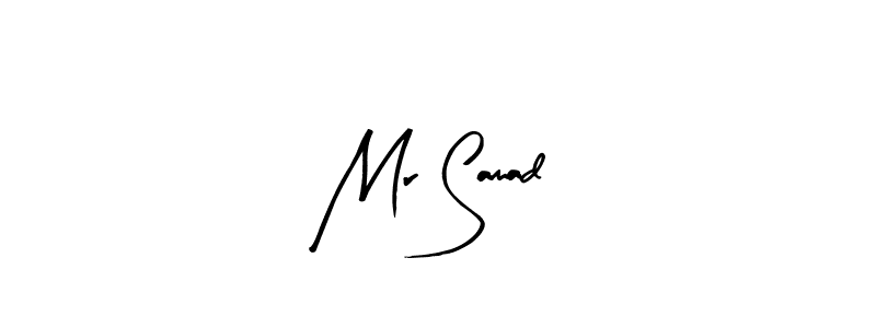 You can use this online signature creator to create a handwritten signature for the name Mr Samad. This is the best online autograph maker. Mr Samad signature style 8 images and pictures png