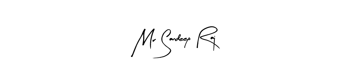 Design your own signature with our free online signature maker. With this signature software, you can create a handwritten (Arty Signature) signature for name Mr Sandeep Raj. Mr Sandeep Raj signature style 8 images and pictures png
