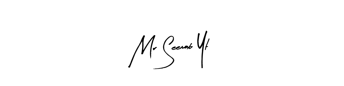 You can use this online signature creator to create a handwritten signature for the name Mr Seemab Yt. This is the best online autograph maker. Mr Seemab Yt signature style 8 images and pictures png