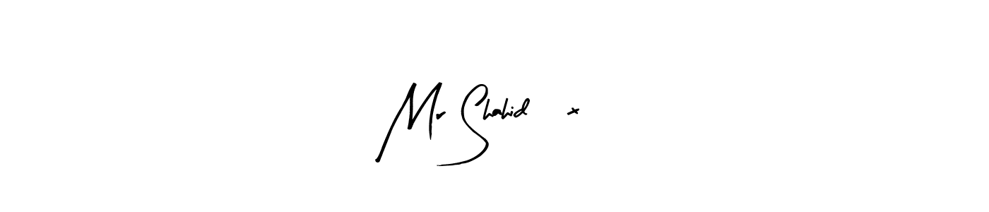 How to make Mr Shahid 0x   name signature. Use Arty Signature style for creating short signs online. This is the latest handwritten sign. Mr Shahid 0x   signature style 8 images and pictures png