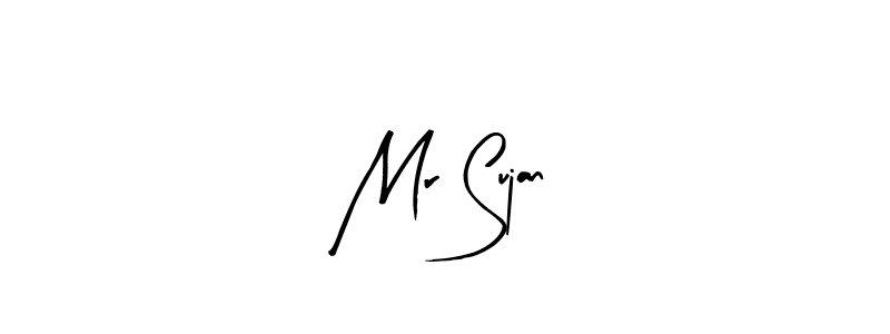 Arty Signature is a professional signature style that is perfect for those who want to add a touch of class to their signature. It is also a great choice for those who want to make their signature more unique. Get Mr Sujan name to fancy signature for free. Mr Sujan signature style 8 images and pictures png