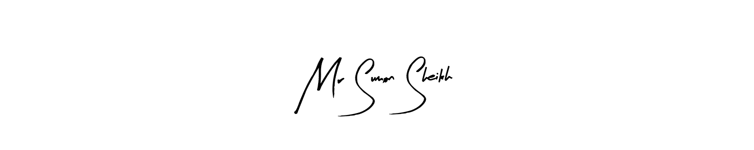Mr Sumon Sheikh stylish signature style. Best Handwritten Sign (Arty Signature) for my name. Handwritten Signature Collection Ideas for my name Mr Sumon Sheikh. Mr Sumon Sheikh signature style 8 images and pictures png