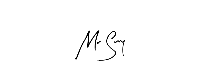 Mr Sunny stylish signature style. Best Handwritten Sign (Arty Signature) for my name. Handwritten Signature Collection Ideas for my name Mr Sunny. Mr Sunny signature style 8 images and pictures png