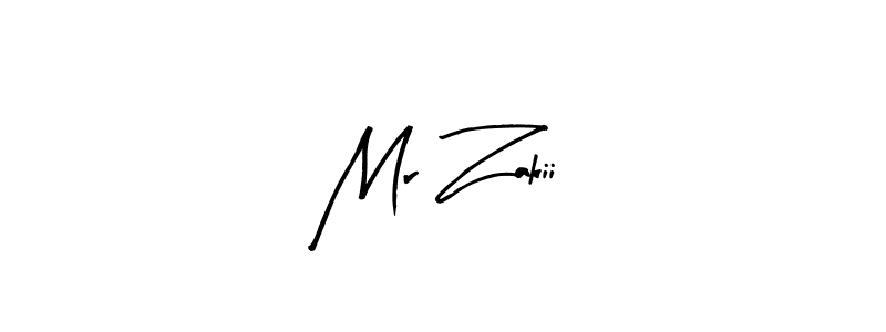 Arty Signature is a professional signature style that is perfect for those who want to add a touch of class to their signature. It is also a great choice for those who want to make their signature more unique. Get Mr Zakii name to fancy signature for free. Mr Zakii signature style 8 images and pictures png