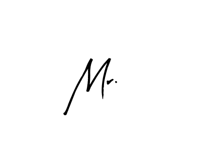 Arty Signature is a professional signature style that is perfect for those who want to add a touch of class to their signature. It is also a great choice for those who want to make their signature more unique. Get Mr.  name to fancy signature for free. Mr.  signature style 8 images and pictures png