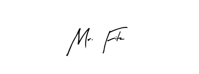 Similarly Arty Signature is the best handwritten signature design. Signature creator online .You can use it as an online autograph creator for name Mr. Fitz. Mr. Fitz signature style 8 images and pictures png