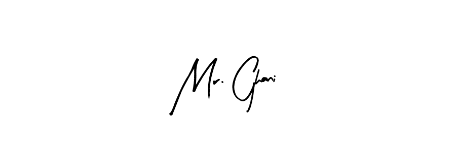 You can use this online signature creator to create a handwritten signature for the name Mr. Ghani. This is the best online autograph maker. Mr. Ghani signature style 8 images and pictures png