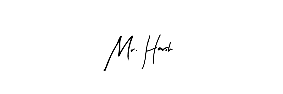 Best and Professional Signature Style for Mr. Harsh. Arty Signature Best Signature Style Collection. Mr. Harsh signature style 8 images and pictures png