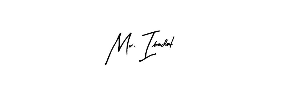 Design your own signature with our free online signature maker. With this signature software, you can create a handwritten (Arty Signature) signature for name Mr. Ibadat. Mr. Ibadat signature style 8 images and pictures png