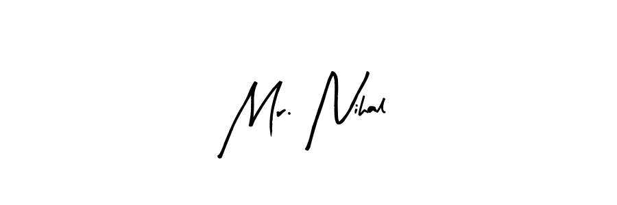 How to Draw Mr. Nihal signature style? Arty Signature is a latest design signature styles for name Mr. Nihal. Mr. Nihal signature style 8 images and pictures png