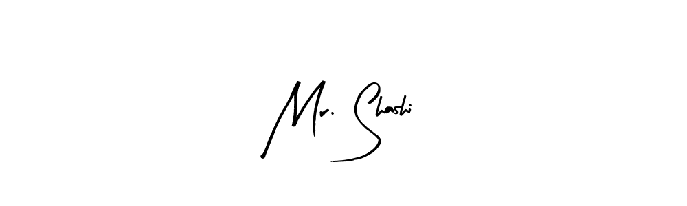 Design your own signature with our free online signature maker. With this signature software, you can create a handwritten (Arty Signature) signature for name Mr. Shashi. Mr. Shashi signature style 8 images and pictures png